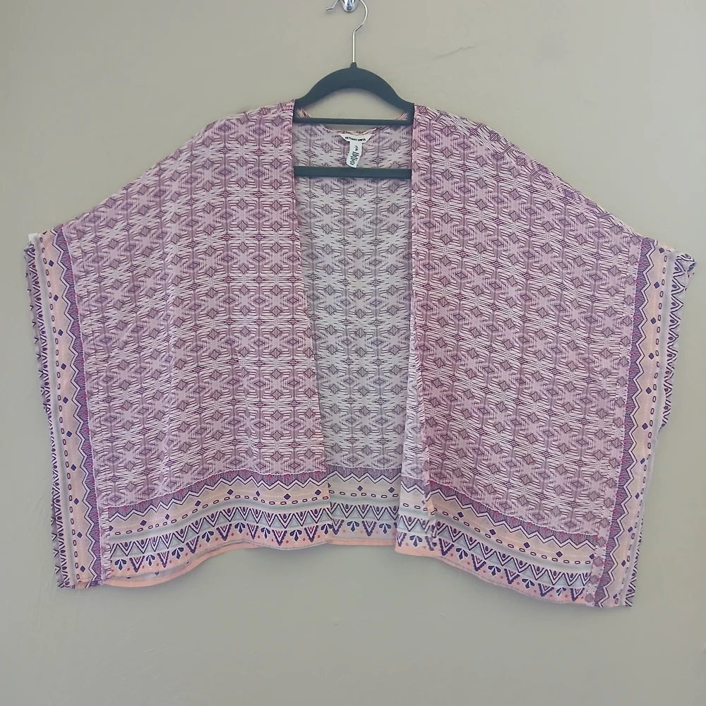 Bethany Mota Purple Kimono Shrug Size S - Picture 4 of 8